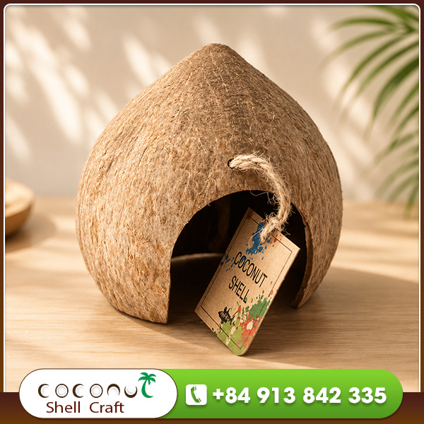 Natural Coconut Shell Bird House />
                                                 		<script>
                                                            var modal = document.getElementById(