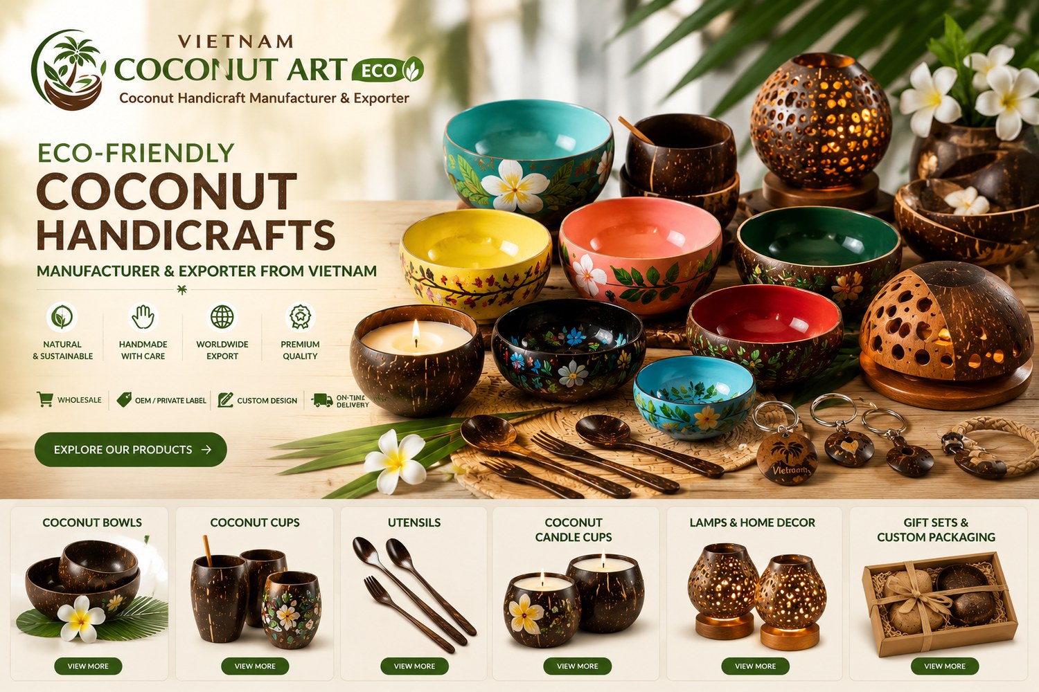 THANH LIEM COCONUT HANDICRAFT PRODUCTION FACILITY