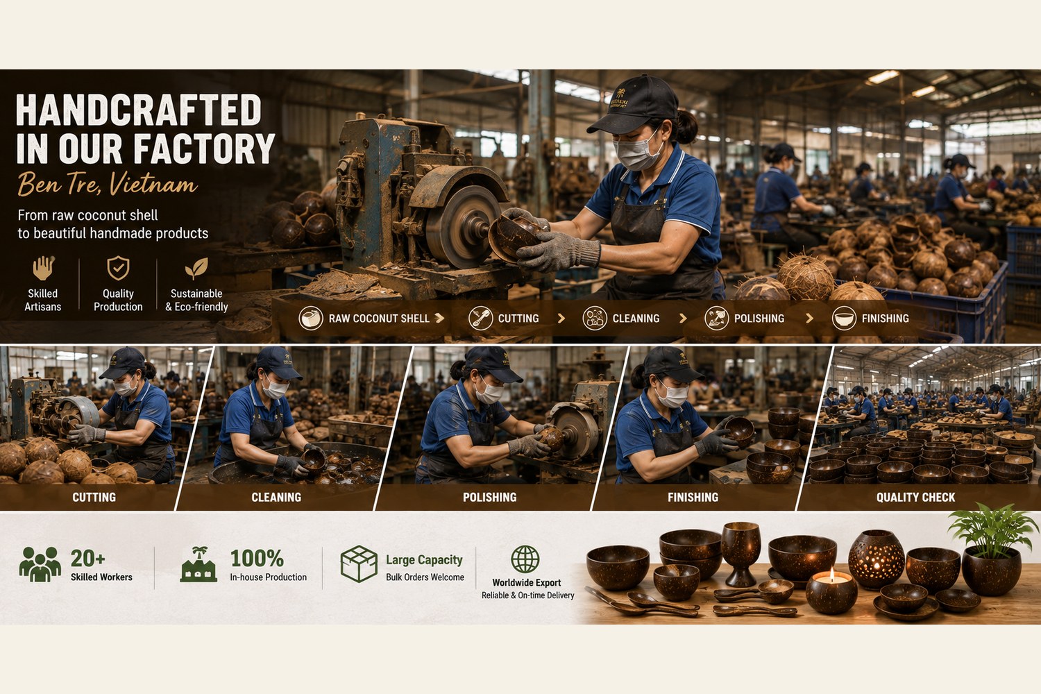 THANH LIEM COCONUT HANDICRAFT PRODUCTION FACILITY