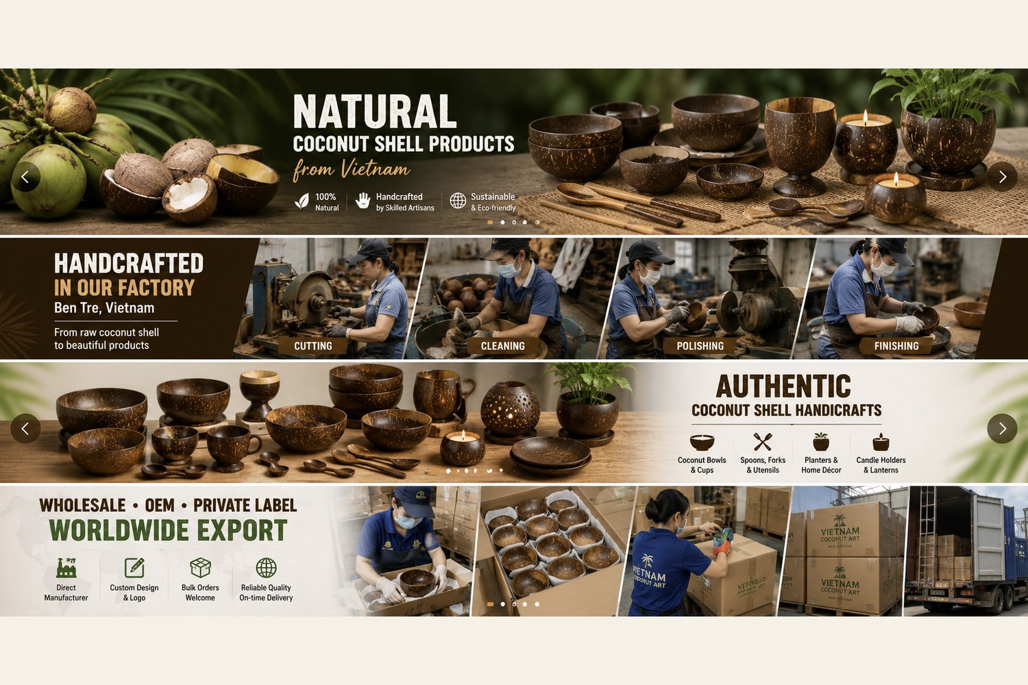 THANH LIEM COCONUT HANDICRAFT PRODUCTION FACILITY