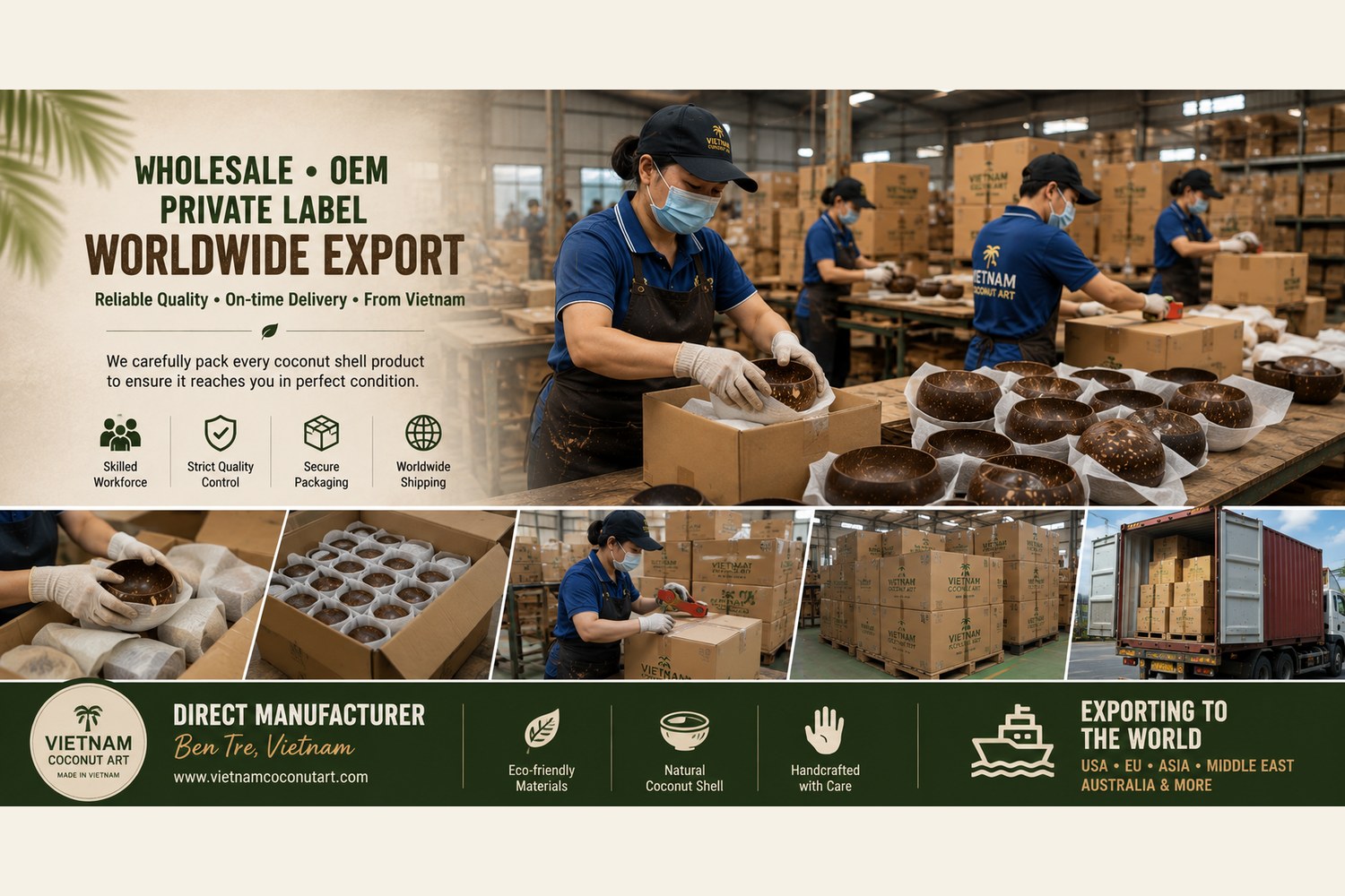 THANH LIEM COCONUT HANDICRAFT PRODUCTION FACILITY